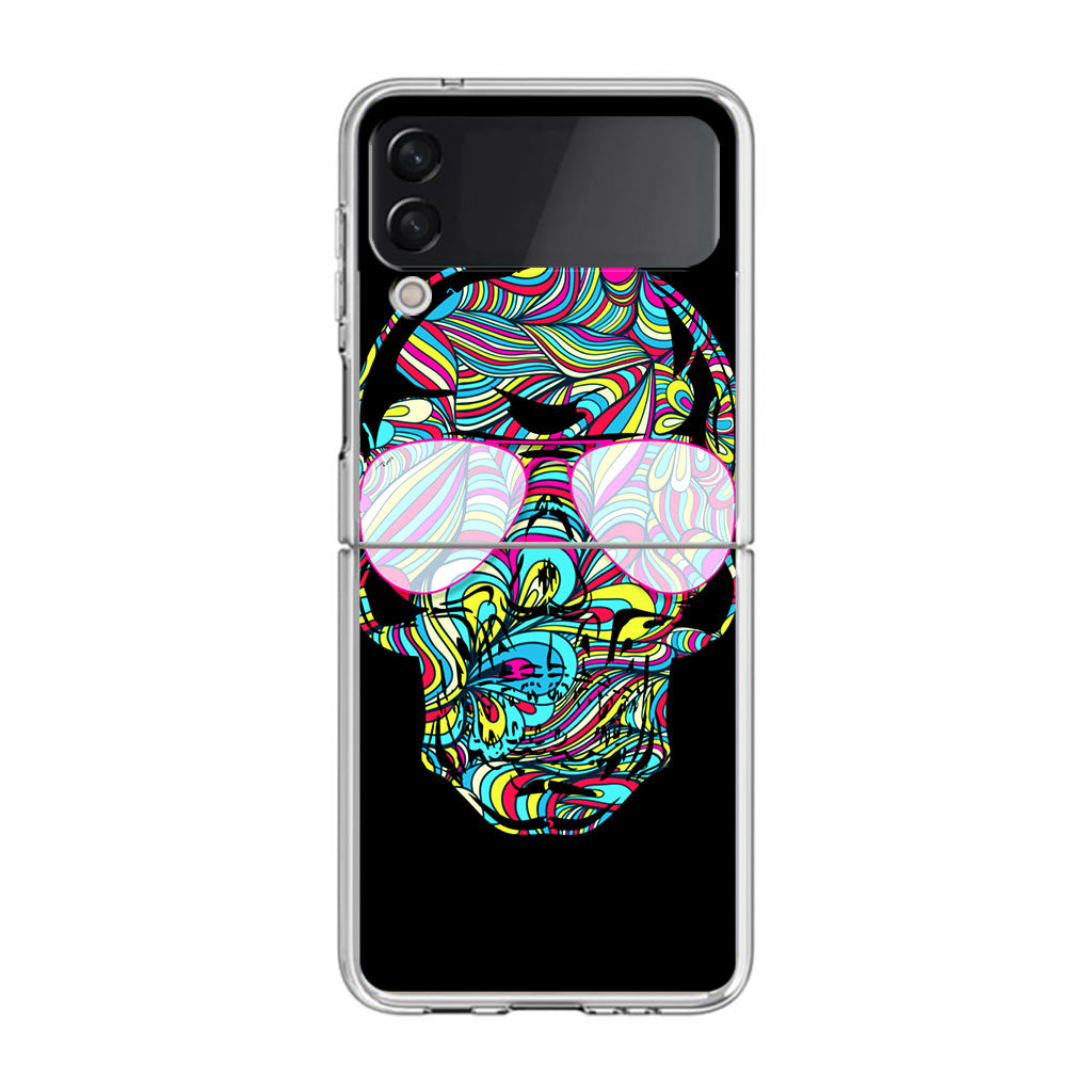 Stylish Skull Samsung Galaxy Z Flip 3 Case