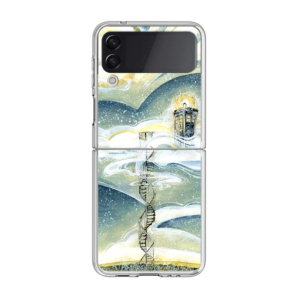 Tardis Cloud Samsung Galaxy Z Flip 3 Case