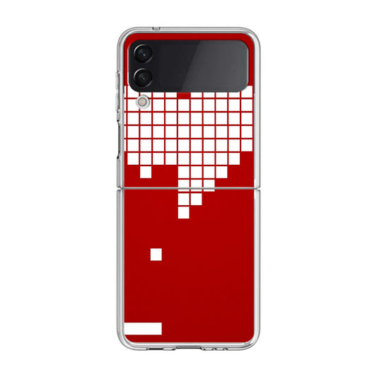 Tetris Heart Samsung Galaxy Z Flip 3 Case