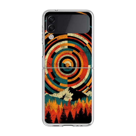 The Geometry Of Sunrise Samsung Galaxy Z Flip 3 Case