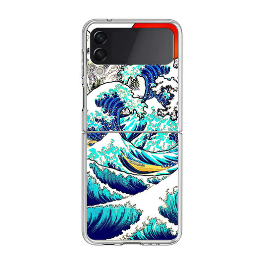 The Great Wave off Kanagawa Samsung Galaxy Z Flip 3 Case