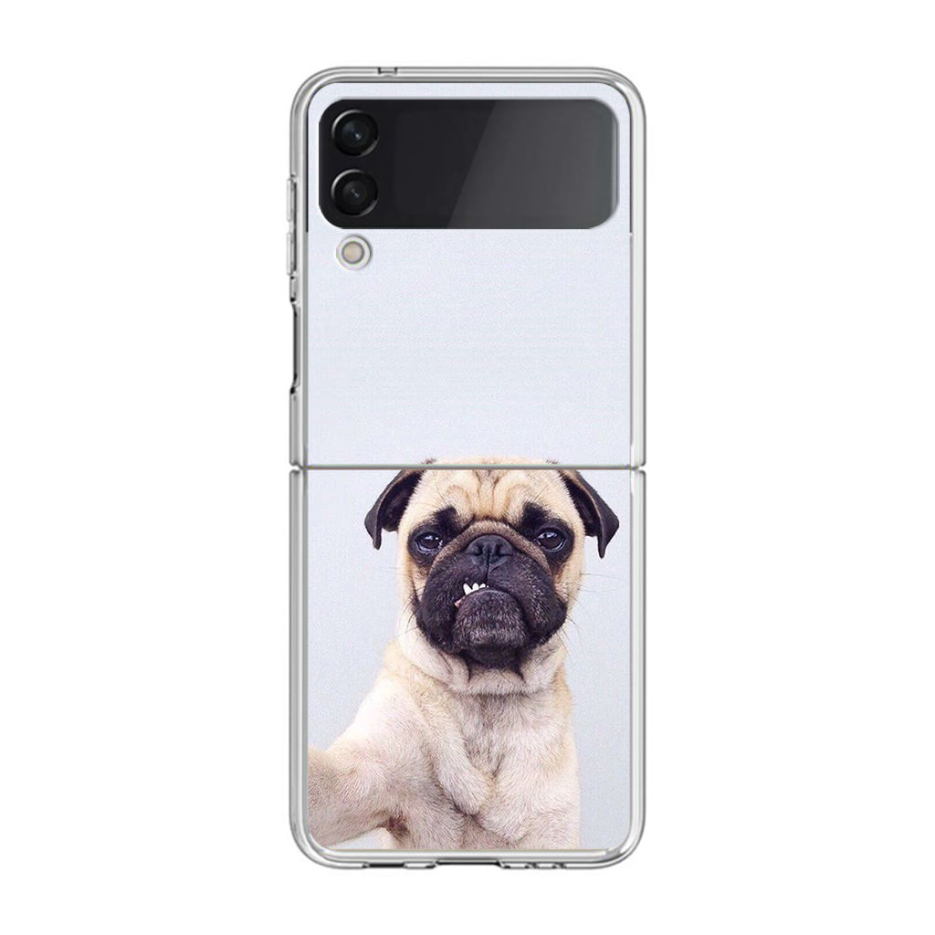 The Selfie Pug Samsung Galaxy Z Flip 3 Case