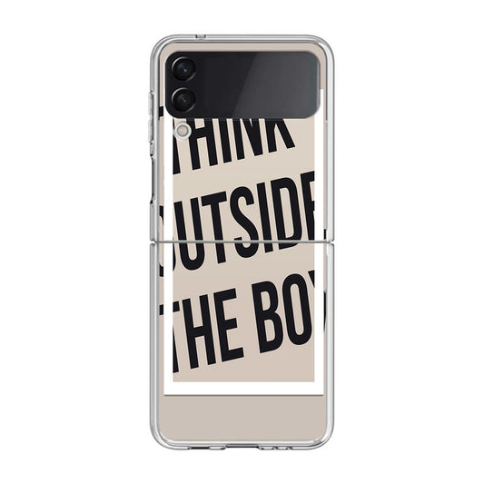 Think Outside The Box Samsung Galaxy Z Flip 3 Case