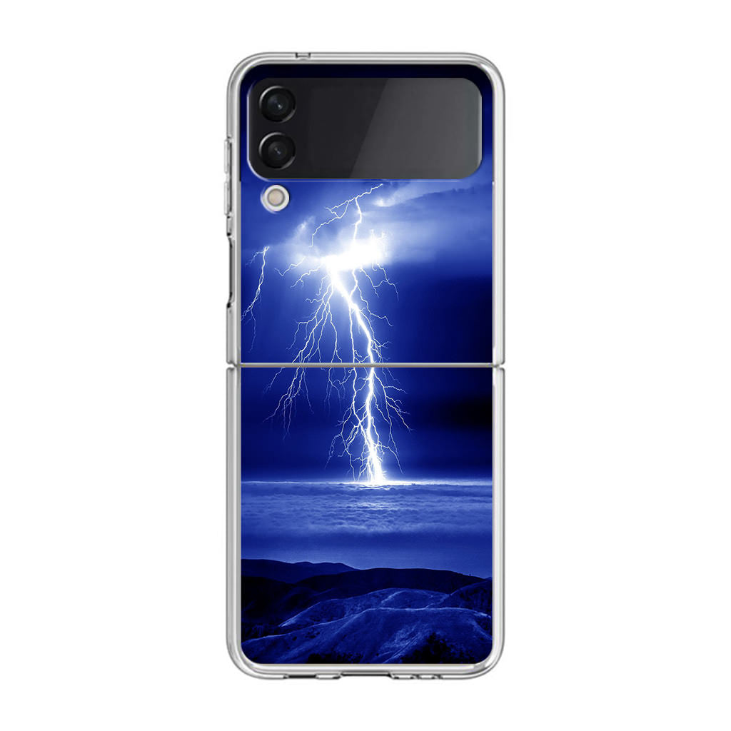 Thunder Over The Sea Samsung Galaxy Z Flip 3 Case