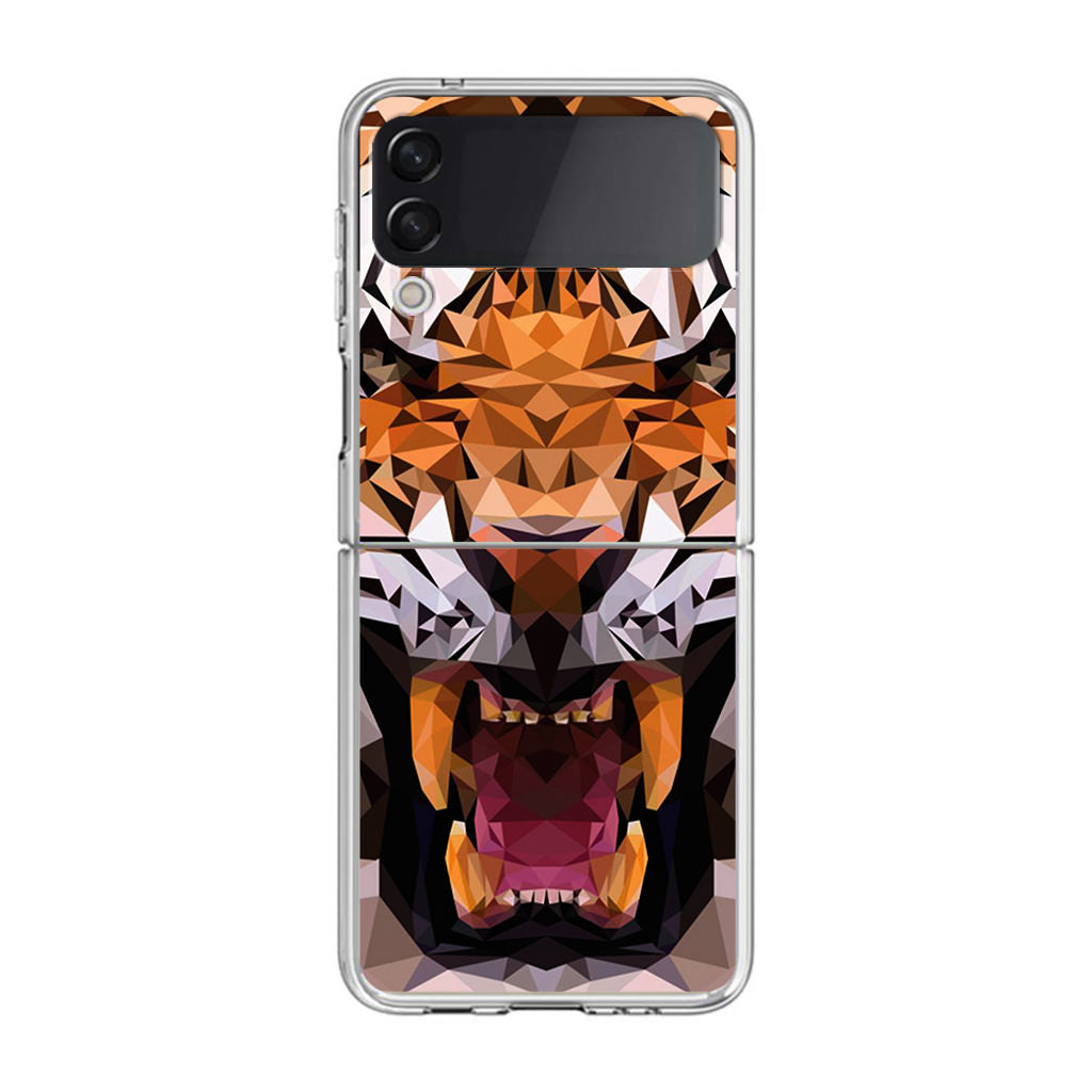 Tiger Polygon Samsung Galaxy Z Flip 3 Case