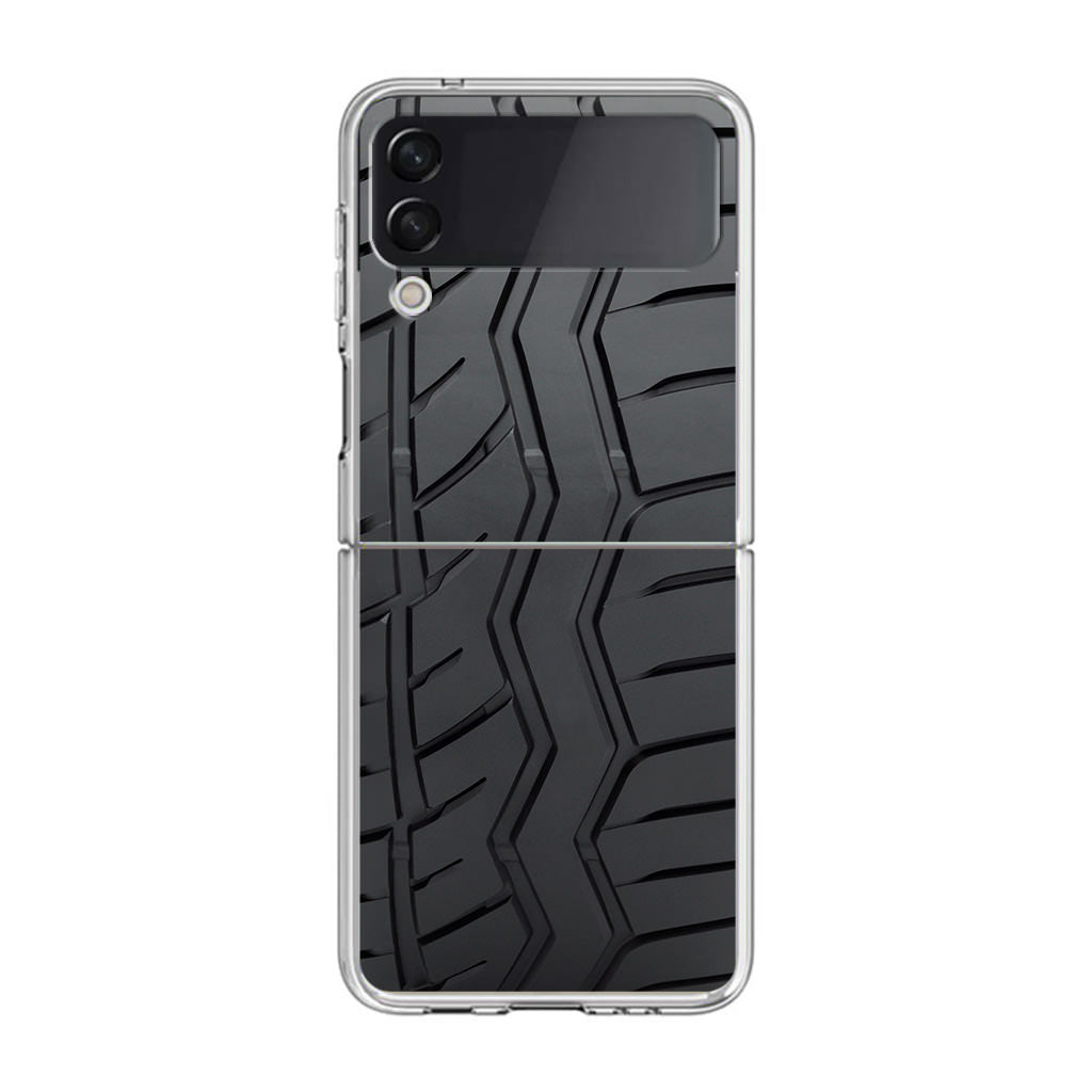 Tire Pattern Samsung Galaxy Z Flip 3 Case