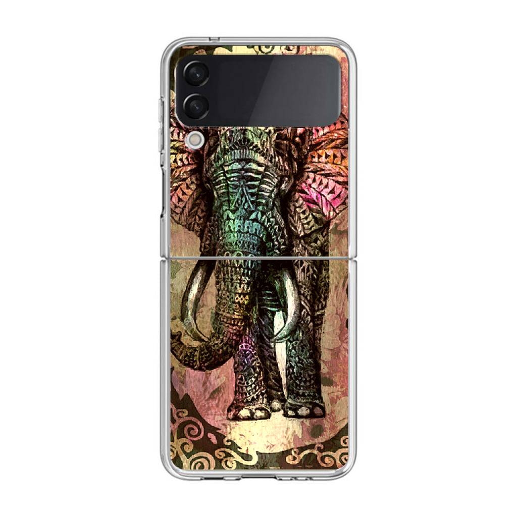 Tribal Elephant Samsung Galaxy Z Flip 3 Case