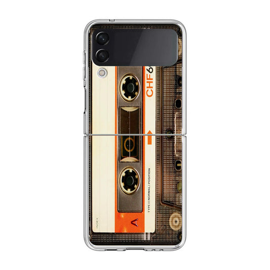 Vintage Audio Cassette Samsung Galaxy Z Flip 3 Case