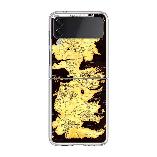 Westeros Map Samsung Galaxy Z Flip 3 Case