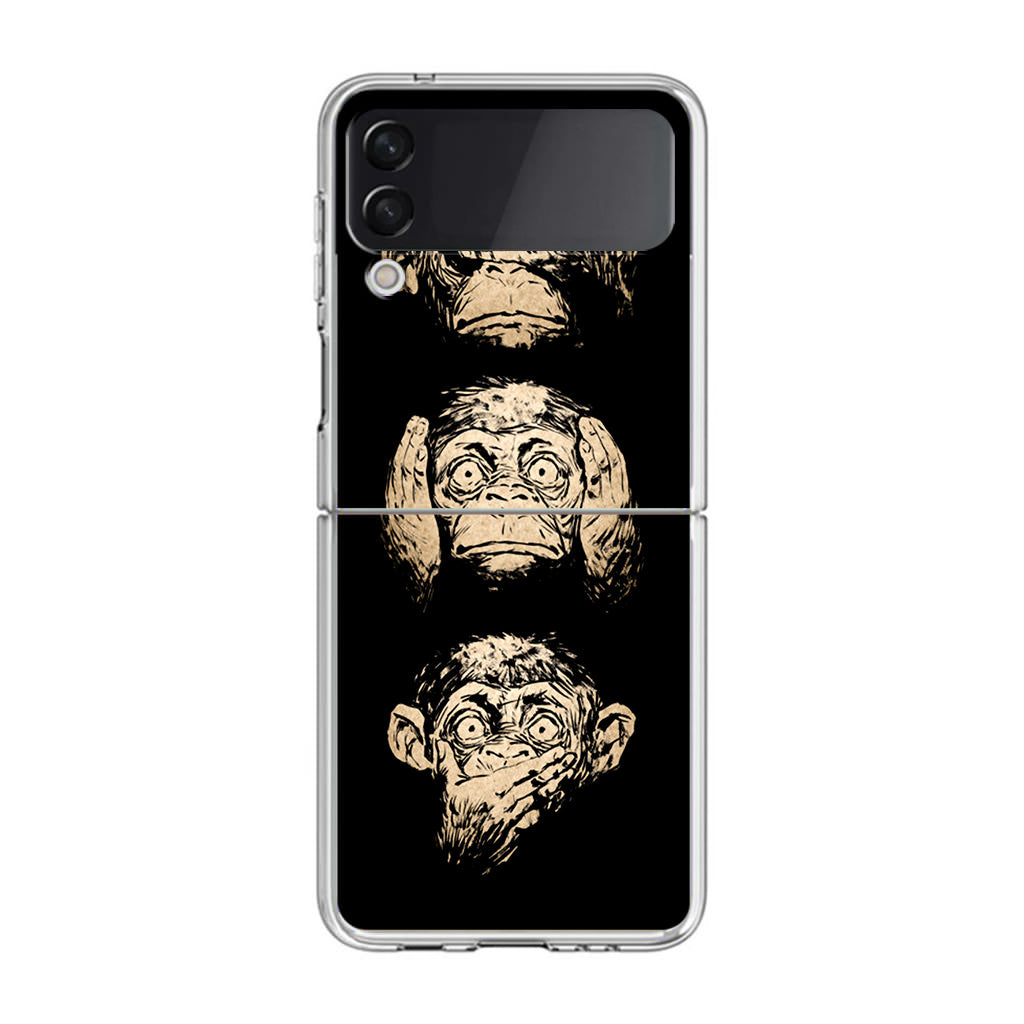 3 Wise Monkey Samsung Galaxy Z Flip 3 Case