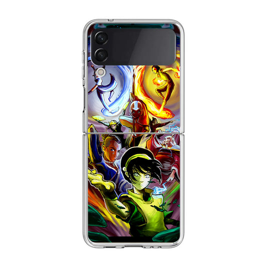 Avatar The Last Airbender Characters Samsung Galaxy Z Flip 3 Case