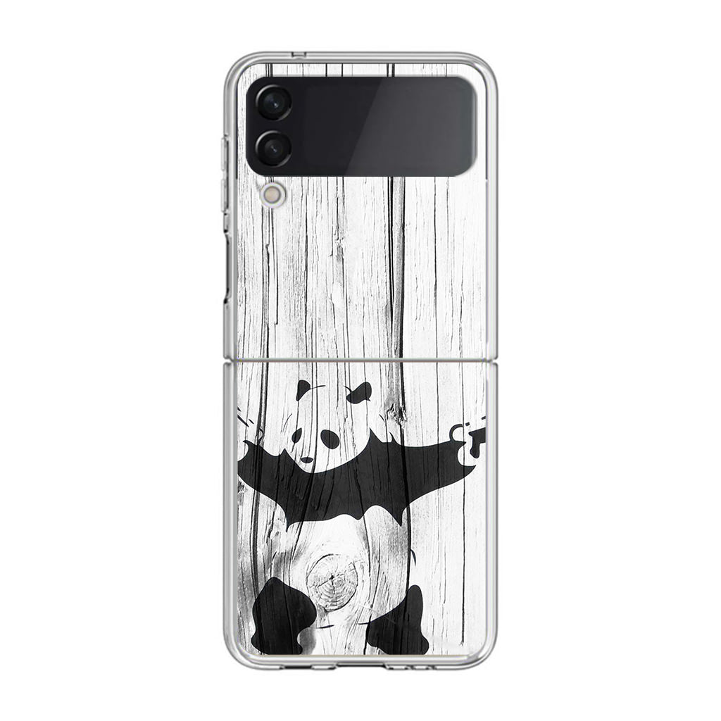 Banksy Graffiti Panda Samsung Galaxy Z Flip 3 Case