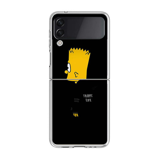 Bart Trippy Life Samsung Galaxy Z Flip 3 Case