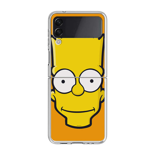 Bart Yellow Face Samsung Galaxy Z Flip 3 Case