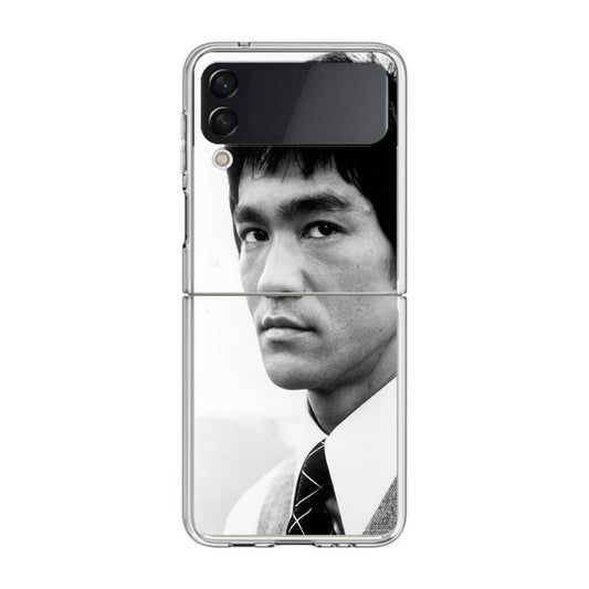 Bruce Lee B&W Samsung Galaxy Z Flip 3 Case