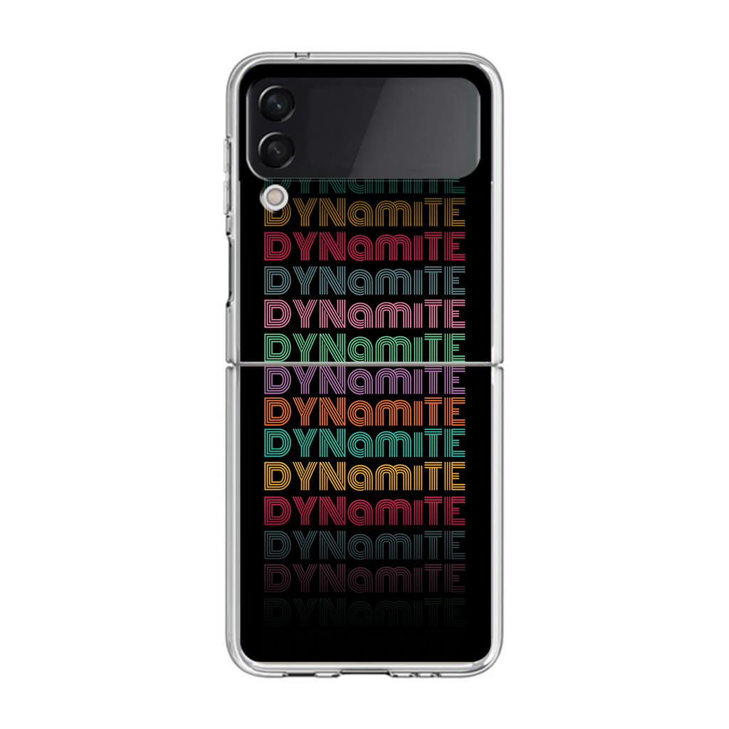 BTS Dynamite Samsung Galaxy Z Flip 3 Case