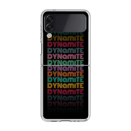 BTS Dynamite Samsung Galaxy Z Flip 3 Case