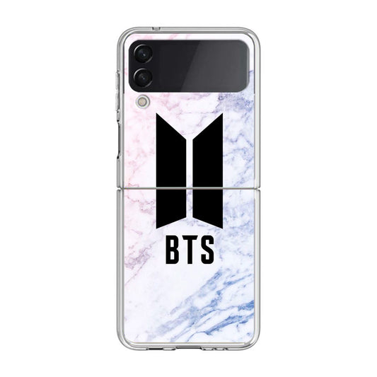 BTS Marble Samsung Galaxy Z Flip 3 Case