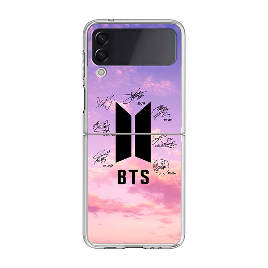 BTS Signature 2 Samsung Galaxy Z Flip 3 Case