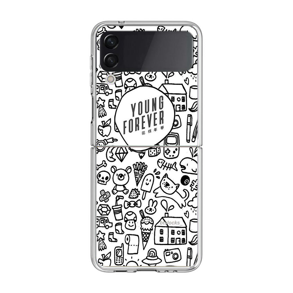 BTS Young Forever Samsung Galaxy Z Flip 3 Case