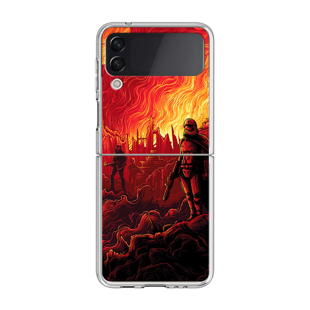 Captain Phasma Art Samsung Galaxy Z Flip 3 Case