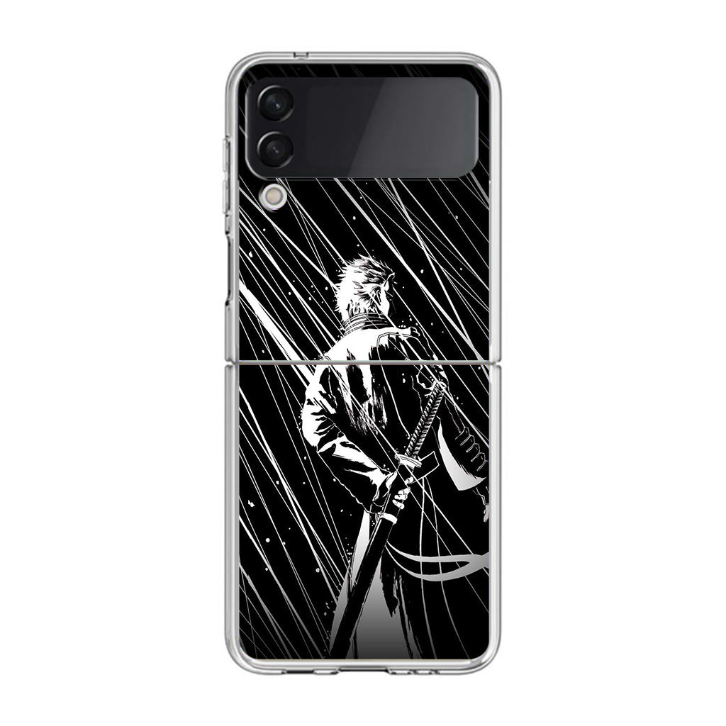 Vergil Black White Samsung Galaxy Z Flip 3 Case