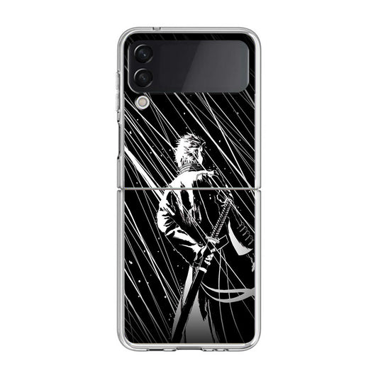 Vergil Black White Samsung Galaxy Z Flip 3 Case