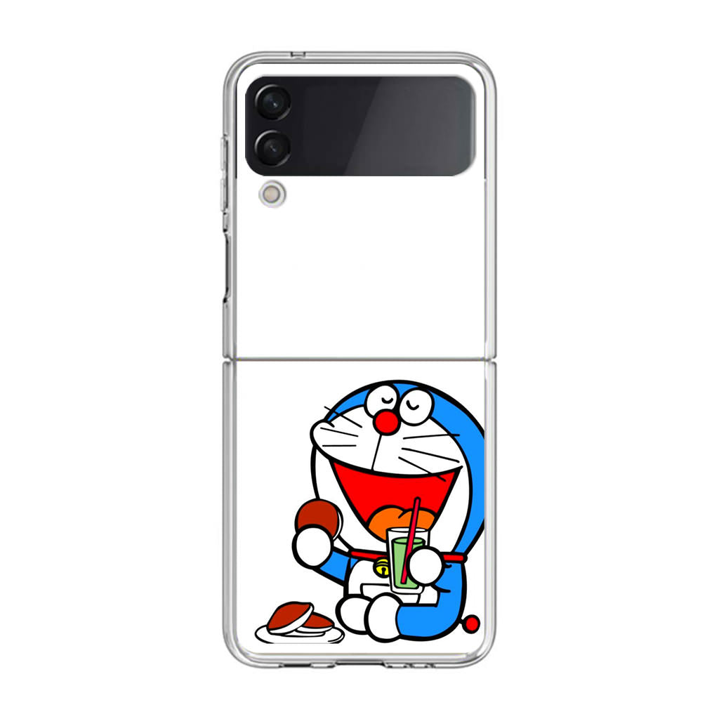 Doraemon Minimalism Samsung Galaxy Z Flip 3 Case