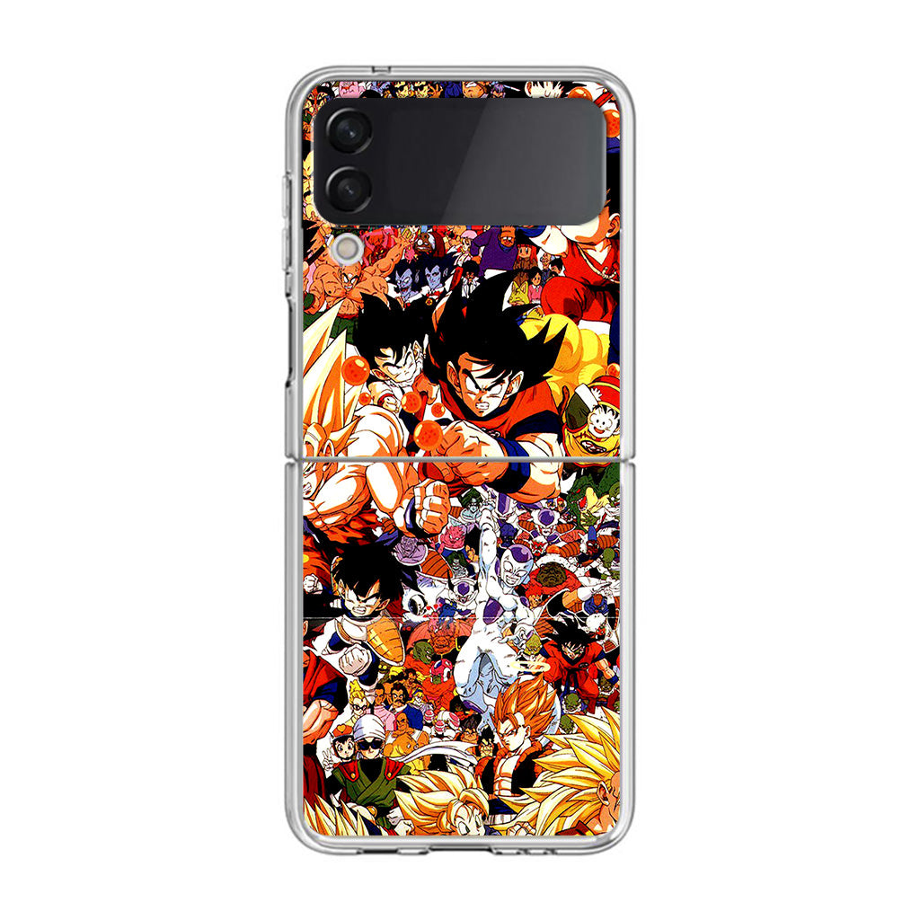 Dragon Ball All Characters Samsung Galaxy Z Flip 3 Case