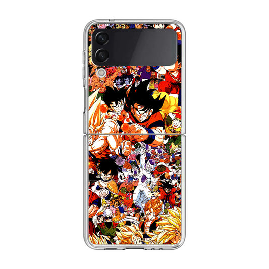 Dragon Ball All Characters Samsung Galaxy Z Flip 3 Case