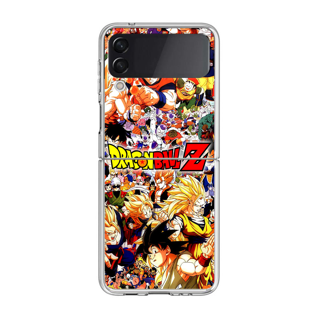 Dragon Ball Z All Characters Samsung Galaxy Z Flip 3 Case