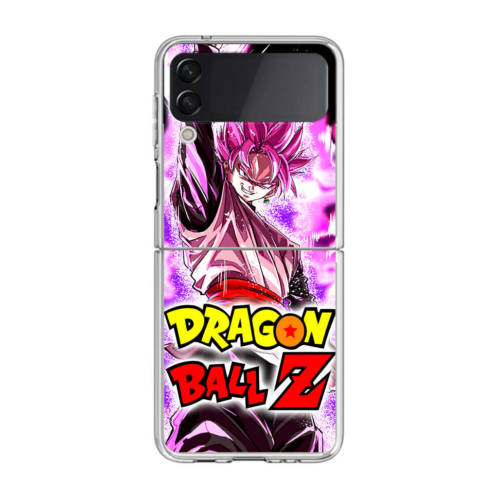 Dragon Ball Z Son Goku Black Rose Saiyan Samsung Galaxy Z Flip 3 Case