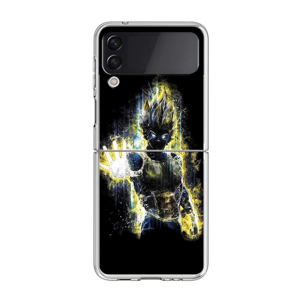 Dragon Ball Z Vegeta Bad Saiyan Prince Samsung Galaxy Z Flip 3 Case