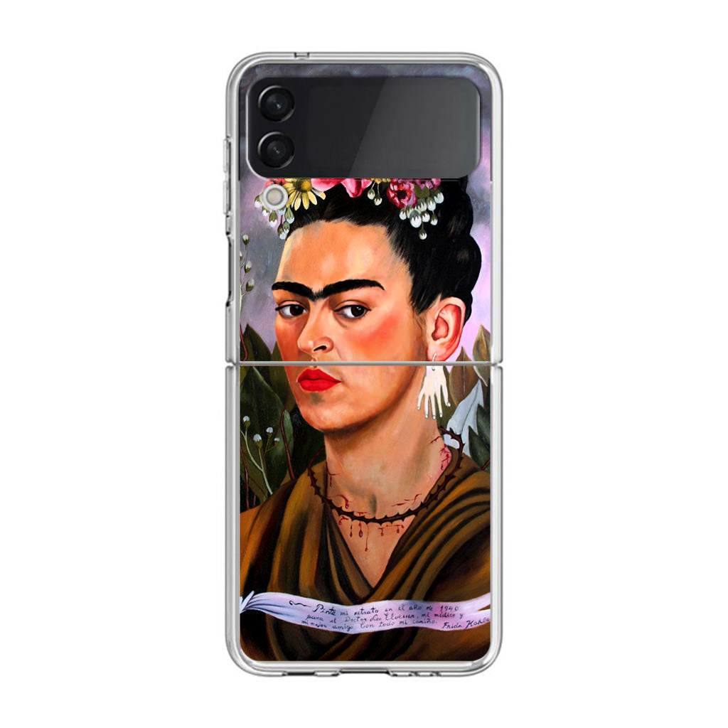 Frida Kahlo Art Samsung Galaxy Z Flip 3 Case