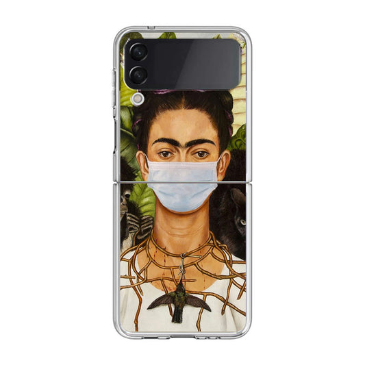 Frida Kahlo Wear Mask Samsung Galaxy Z Flip 3 Case