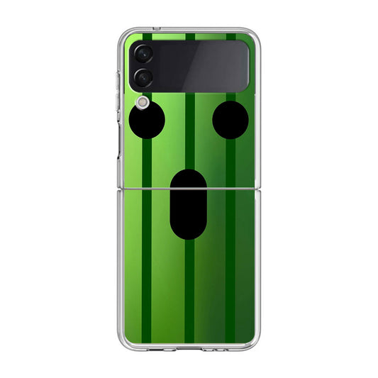 Funny Cactuar Face Samsung Galaxy Z Flip 3 Case