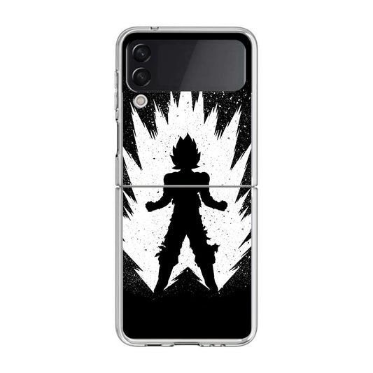 Goku Super Saiyan Black White Samsung Galaxy Z Flip 3 Case