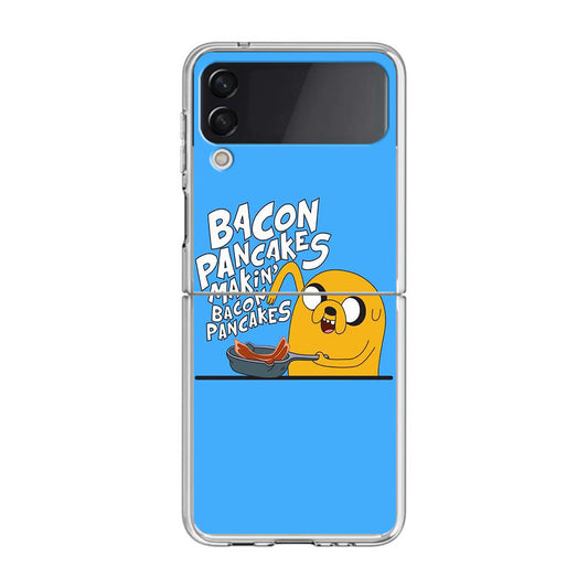 Jake Bacon Pancakes Samsung Galaxy Z Flip 4 Case