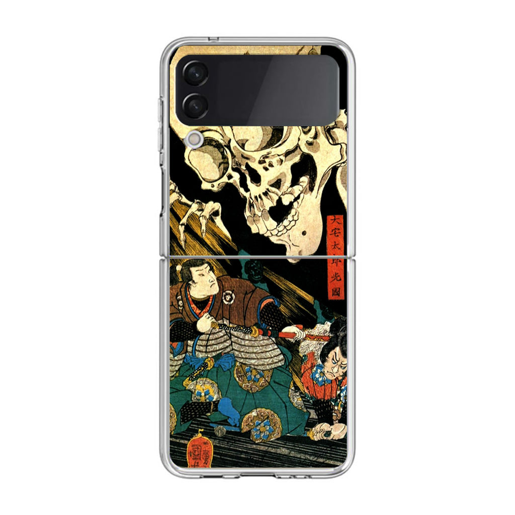 Japanese Samurai Artistic Samsung Galaxy Z Flip 3 Case