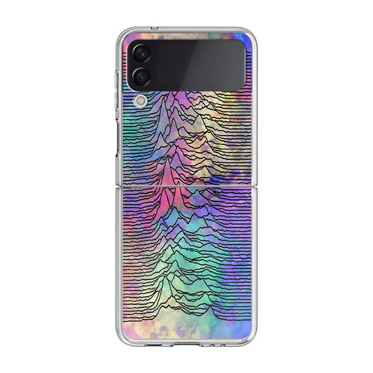 Joy Division Unknown Pleasures Colorful Samsung Galaxy Z Flip 3 Case