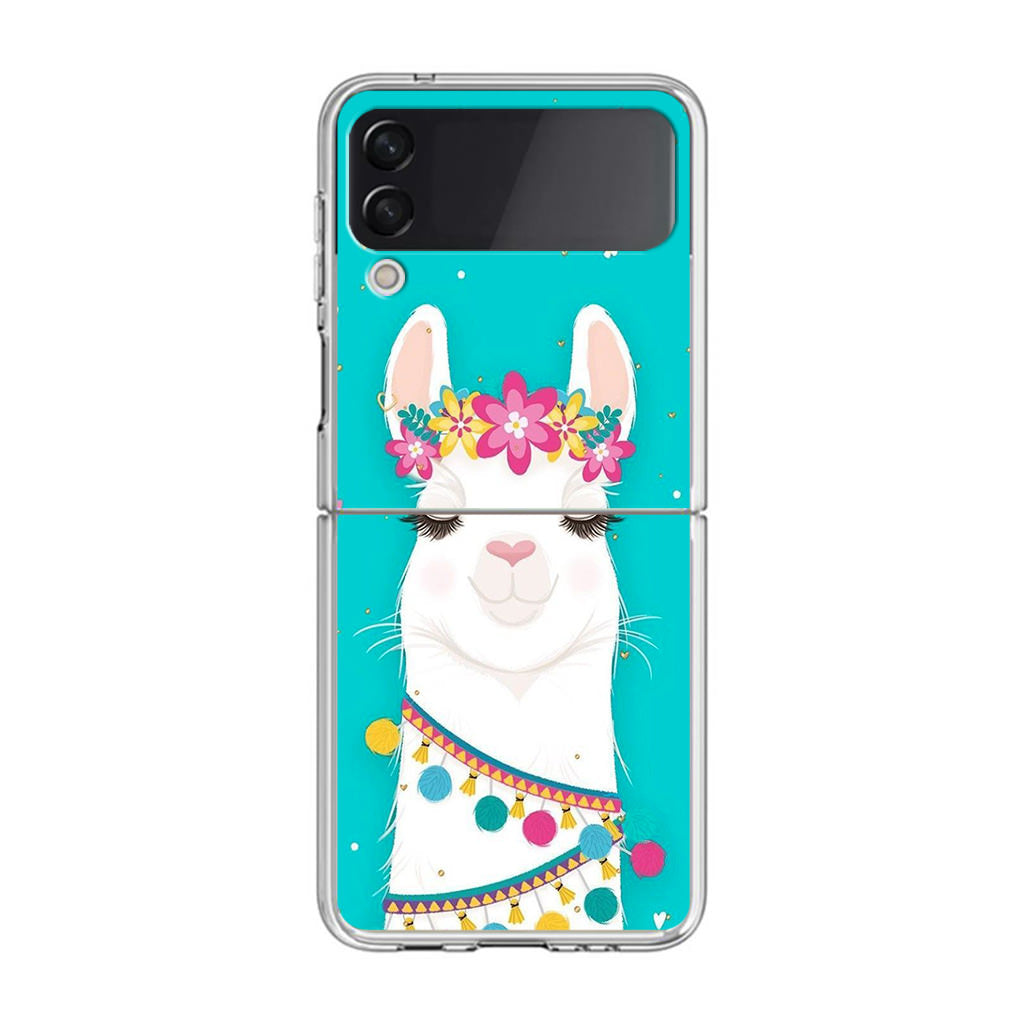 Llama Art Samsung Galaxy Z Flip 4 Case