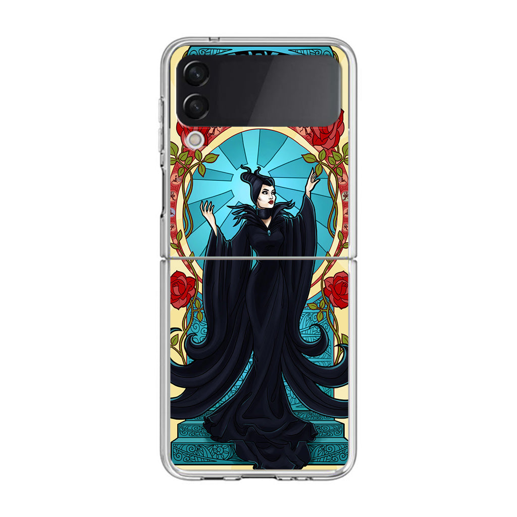 Maleficent With Flower Samsung Galaxy Z Flip 3 Case