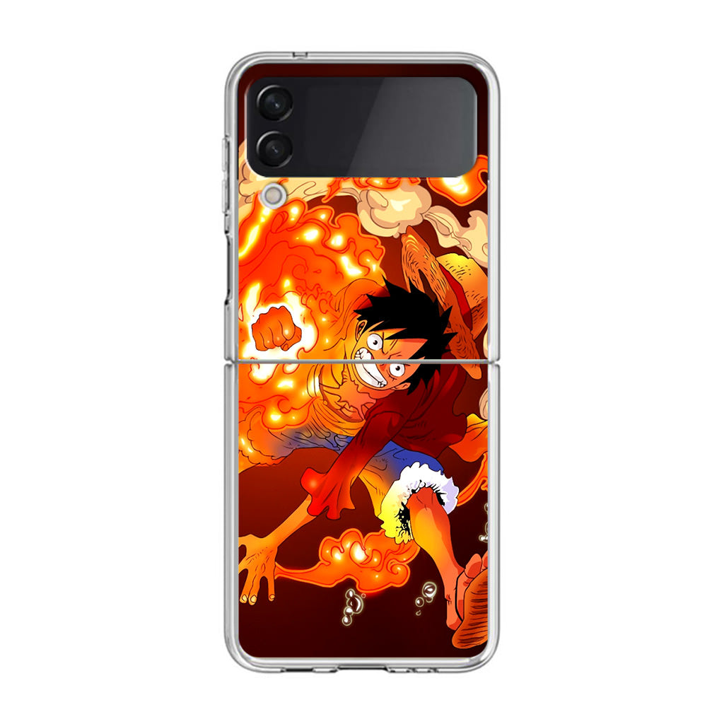 One Piece Luffy Red Hawk Samsung Galaxy Z Flip 3 Case