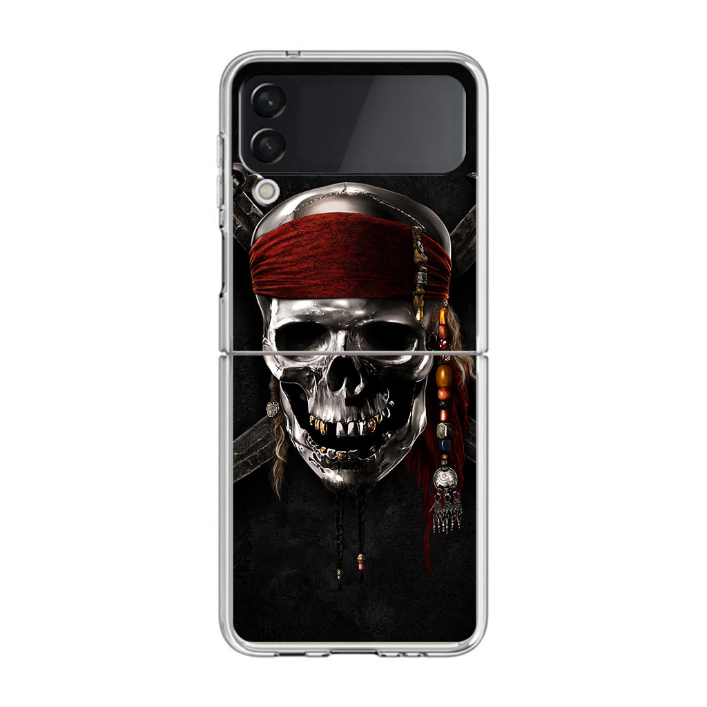 Pirates Of Carribean Skull Samsung Galaxy Z Flip 3 Case