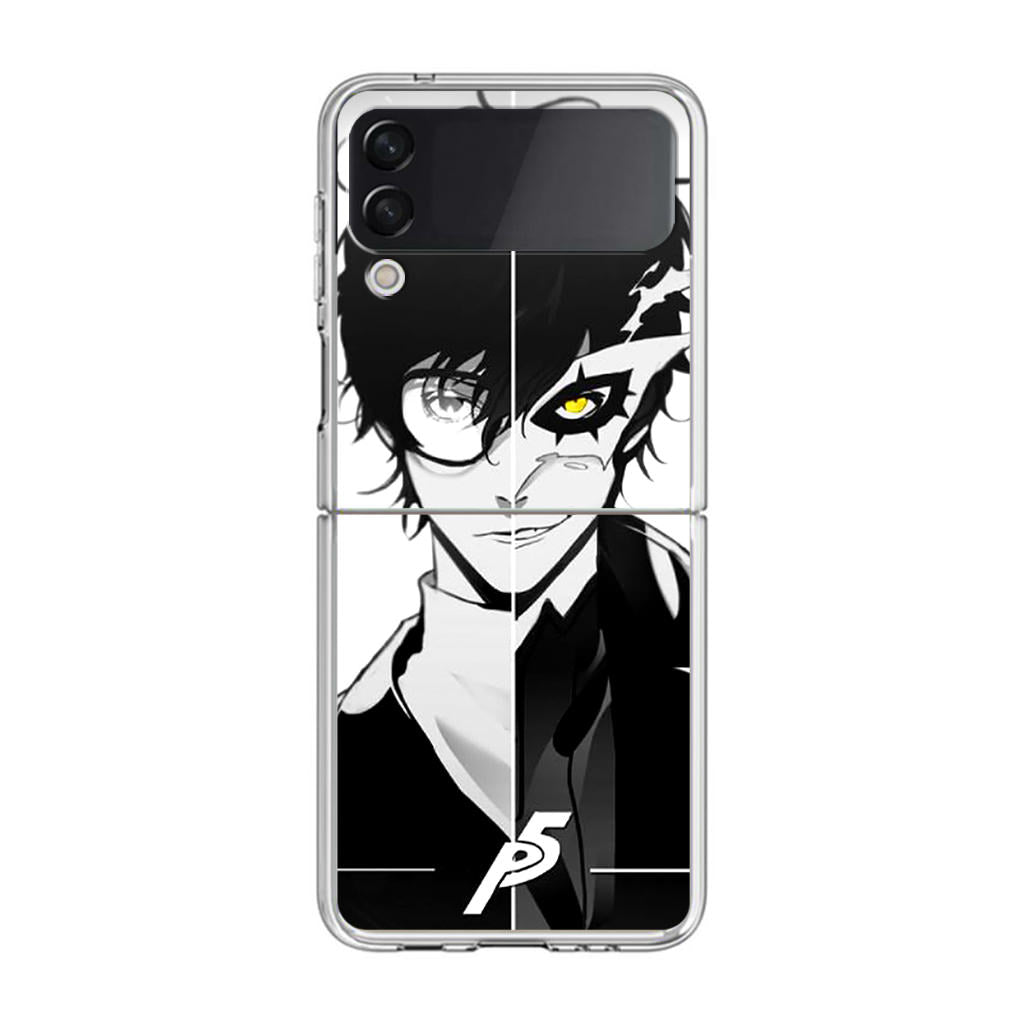 Protagonist Transform Black White Samsung Galaxy Z Flip 3 Case