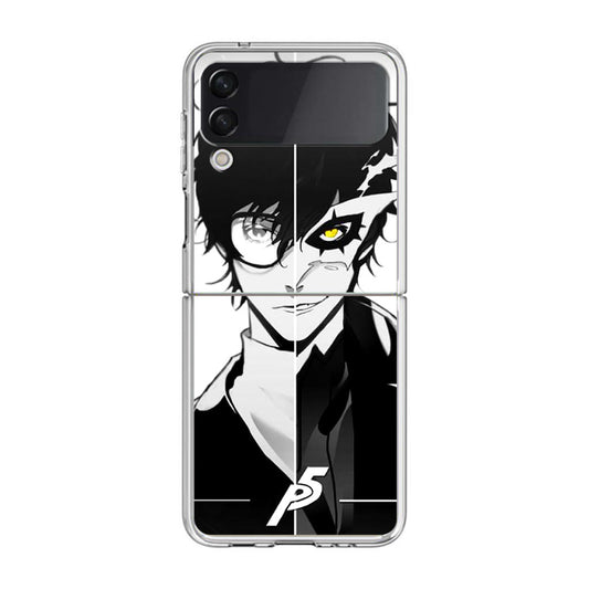 Protagonist Transform Black White Samsung Galaxy Z Flip 4 Case