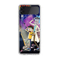 Rick And Morty Back To The Future Samsung Galaxy Z Flip 4 Case