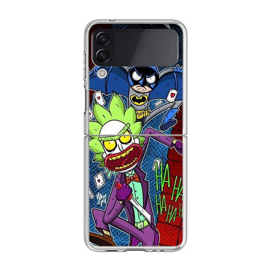 Rick And Morty Bat And Joker Clown Samsung Galaxy Z Flip 3 Case