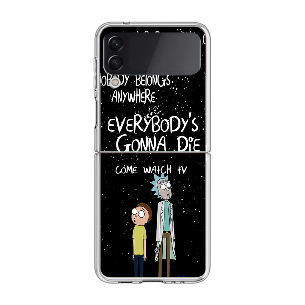 Rick And Morty Quotes Samsung Galaxy Z Flip 3 Case