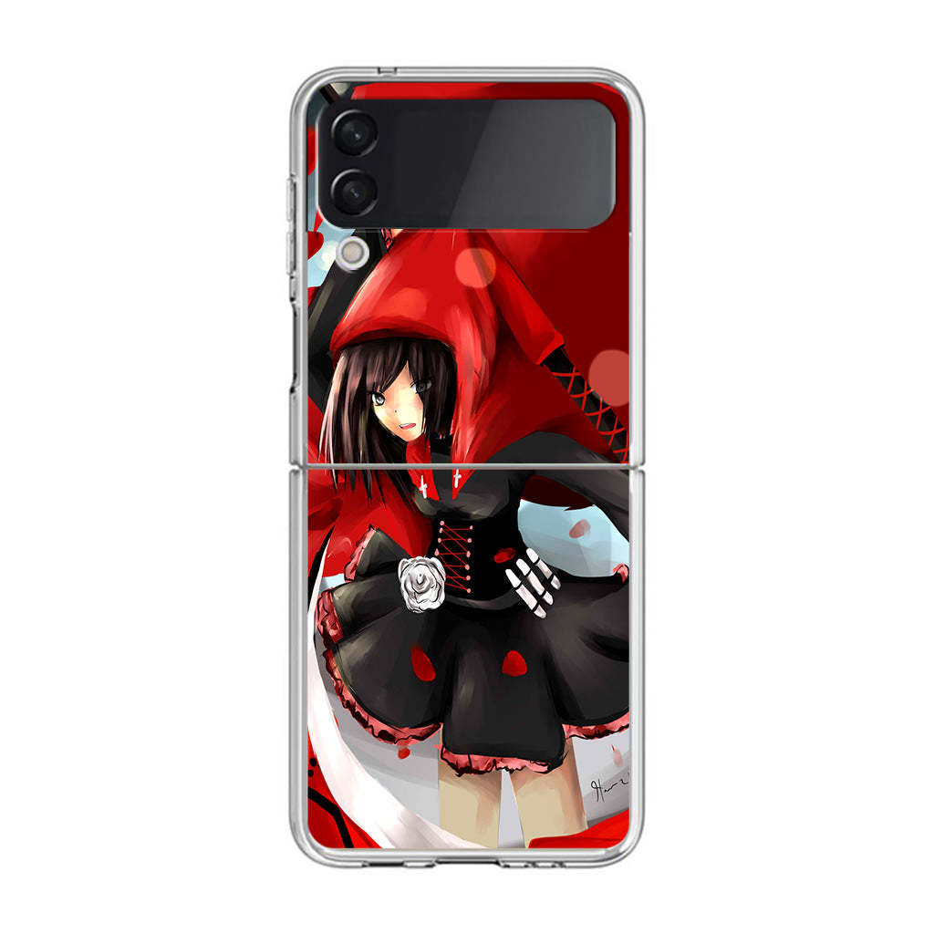 RWBY Ruby Rose Samsung Galaxy Z Flip 3 Case